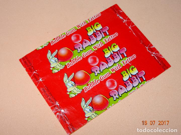Coleccionismo cromos antiguos: Antiguo Envoltorio de Chicles Chicle * BIG RABBIT * - Foto 1