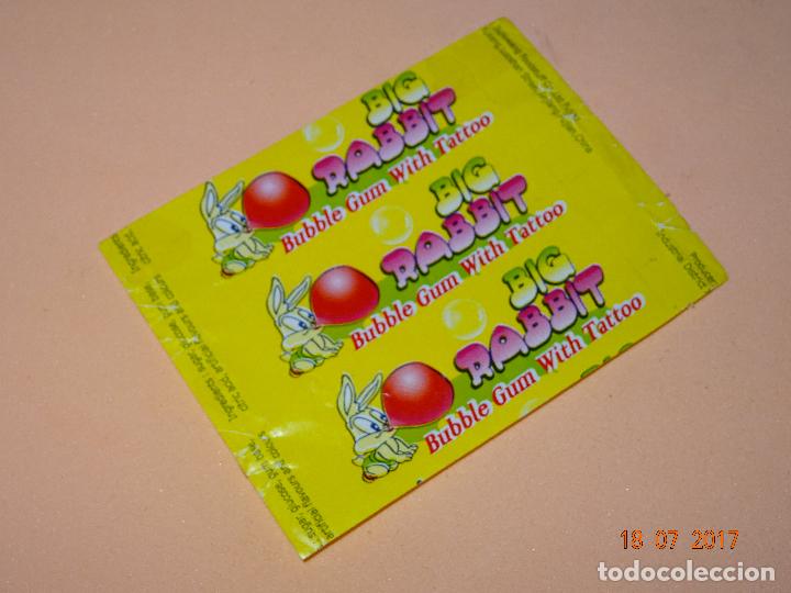 Coleccionismo cromos antiguos: Antiguo Envoltorio de Chicles Chicle * BIG RABBIT * - Foto 2