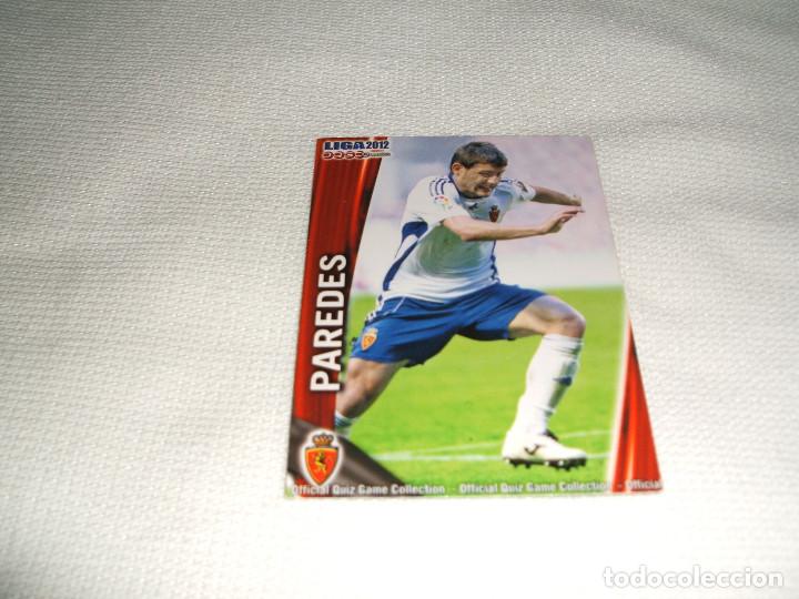 Coleccionismo cromos antiguos: Liga 2012 n&ordm; 336 Paredes - Foto 1