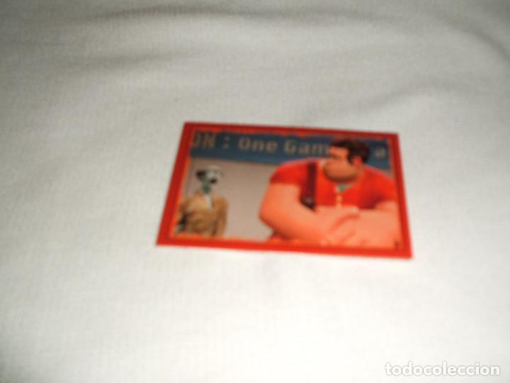 Coleccionismo cromos antiguos: Cromo n&ordm; 18 Rompe Ralph de Panini, a&ntilde;o 2012 - Foto 1