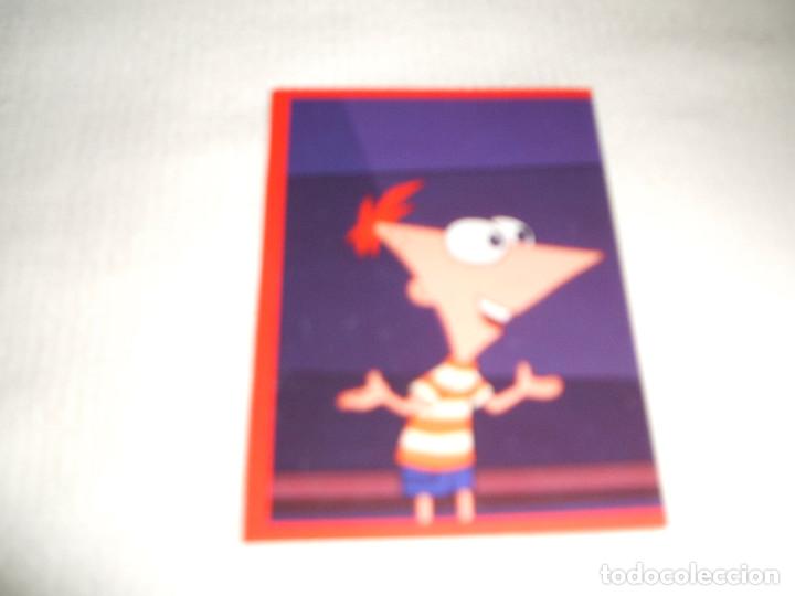 Coleccionismo cromos antiguos: Cromo n&ordm; 1 Phineas y Ferb de Panini, a&ntilde;o 2012 - Foto 1