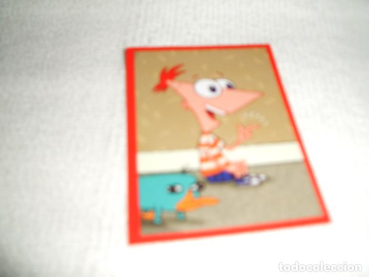 Coleccionismo cromos antiguos: Cromo n&ordm; 4 Phineas y Ferb de Panini, a&ntilde;o 2012 - Foto 1