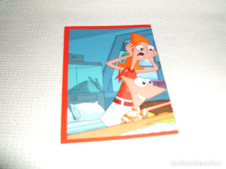 Coleccionismo cromos antiguos: Cromo n&ordm; 5 Phineas y Ferb de Panini, a&ntilde;o 2012 - Foto 1