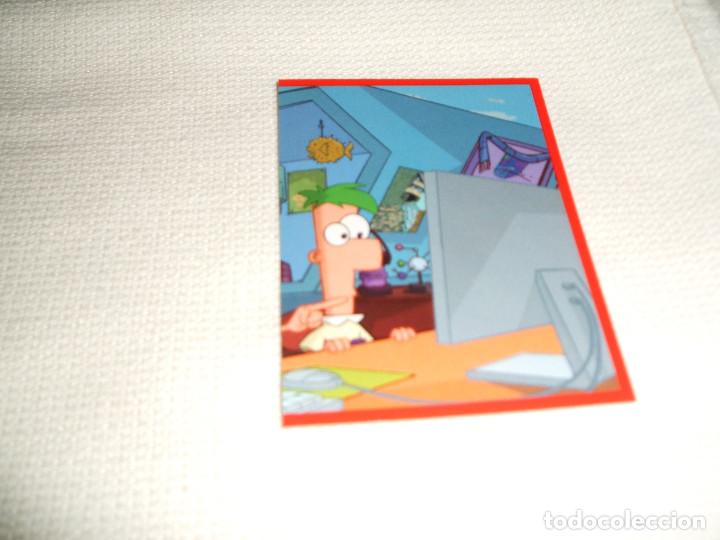 Coleccionismo cromos antiguos: Cromo n&ordm; 6 Phineas y Ferb de Panini, a&ntilde;o 2012 - Foto 1