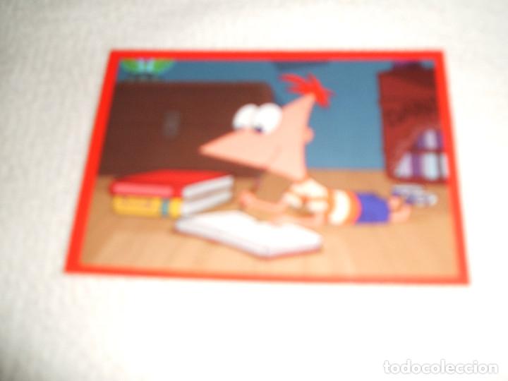 Coleccionismo cromos antiguos: Cromo n&ordm; 7 Phineas y Ferb de Panini, a&ntilde;o 2012 - Foto 1
