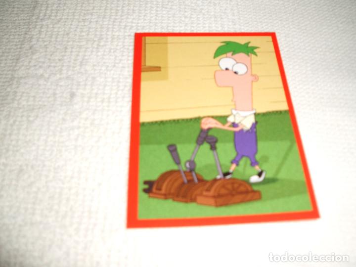 Coleccionismo cromos antiguos: Cromo n&ordm; 15 Phineas y Ferb de Panini, a&ntilde;o 2012 - Foto 1