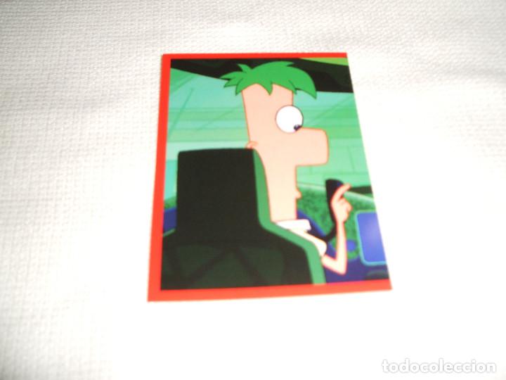 Coleccionismo cromos antiguos: Cromo n&ordm; 16 Phineas y Ferb de Panini, a&ntilde;o 2012 - Foto 1