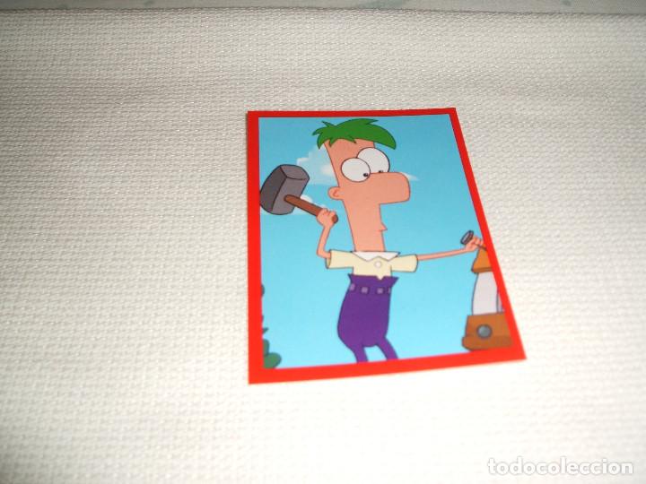 Coleccionismo cromos antiguos: Cromo n&ordm; 20 Phineas y Ferb de Panini, a&ntilde;o 2012 - Foto 1