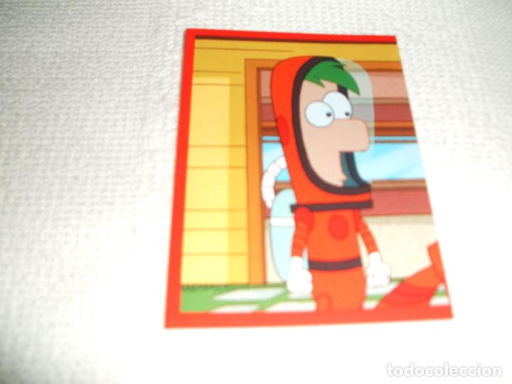 Coleccionismo cromos antiguos: Cromo n&ordm; 23 Phineas y Ferb de Panini, a&ntilde;o 2012 - Foto 1