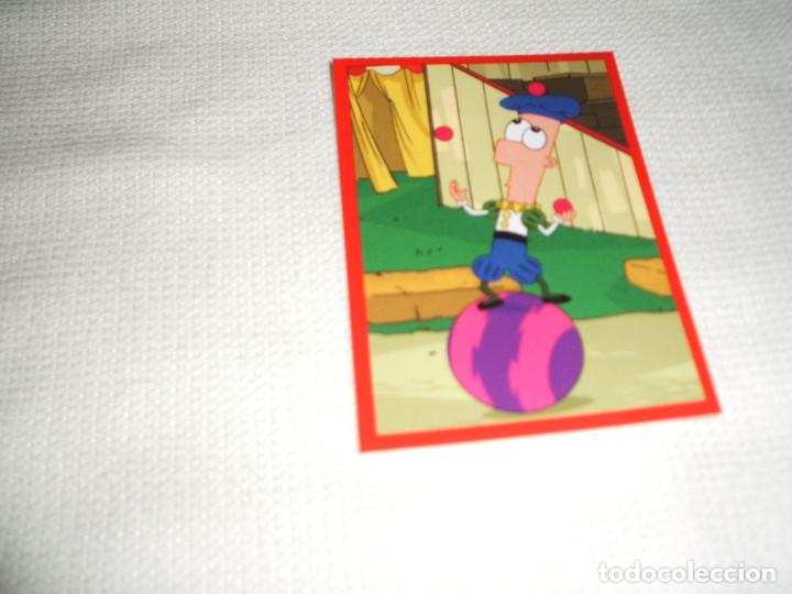 Coleccionismo cromos antiguos: Cromo n&ordm; 25 Phineas y Ferb de Panini, a&ntilde;o 2012 - Foto 1