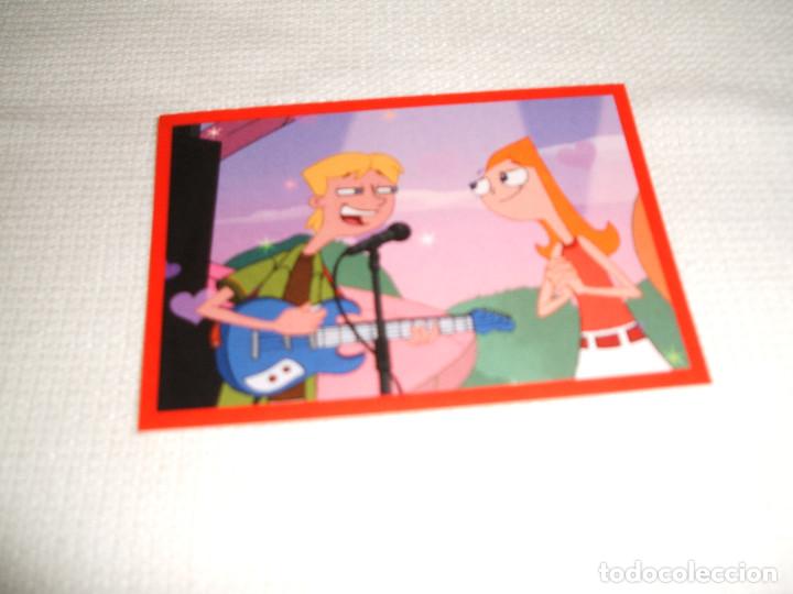 Coleccionismo cromos antiguos: Cromo n&ordm; 48 Phineas y Ferb de Panini, a&ntilde;o 2012 - Foto 1