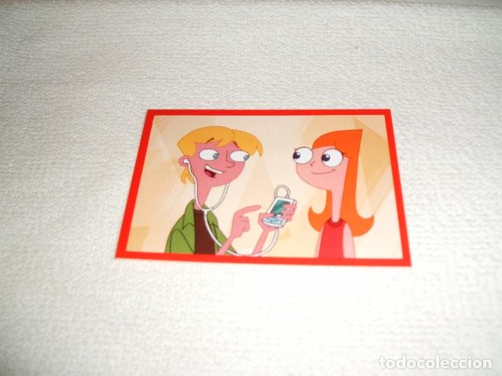 Coleccionismo cromos antiguos: Cromo n&ordm; 49 Phineas y Ferb de Panini, a&ntilde;o 2012 - Foto 1