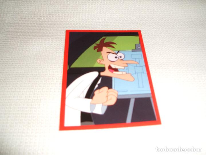 Coleccionismo cromos antiguos: Cromo n&ordm; 51 Phineas y Ferb de Panini, a&ntilde;o 2012 - Foto 1