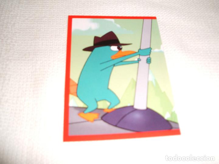Coleccionismo cromos antiguos: Cromo n&ordm; 55 Phineas y Ferb de Panini, a&ntilde;o 2012 - Foto 1