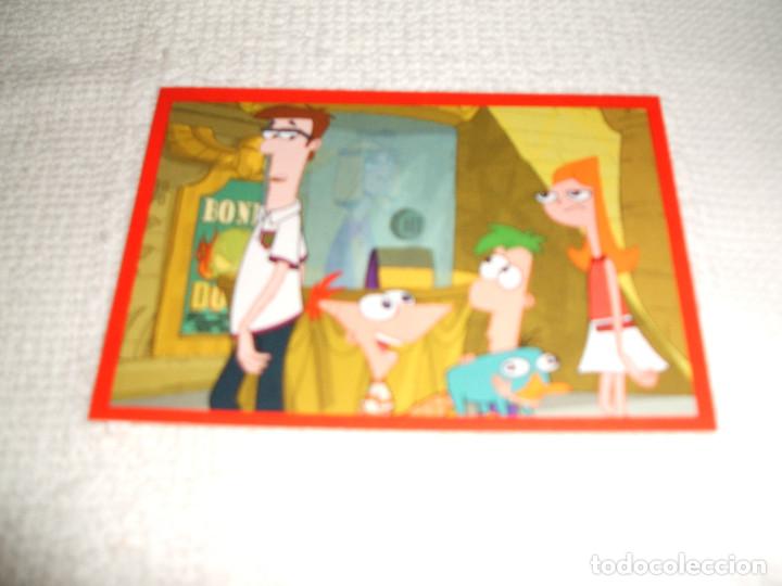 Coleccionismo cromos antiguos: Cromo n&ordm; 87 Phineas y Ferb de Panini, a&ntilde;o 2012 - Foto 1