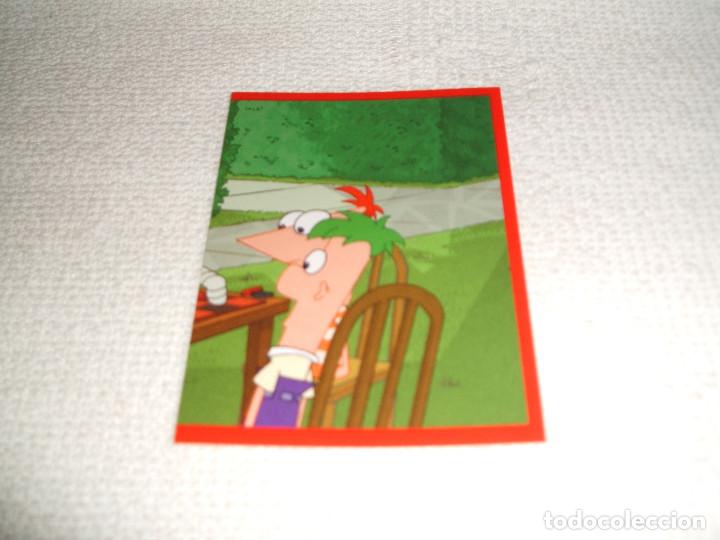 Coleccionismo cromos antiguos: Cromo n&ordm; 91 Phineas y Ferb de Panini, a&ntilde;o 2012 - Foto 1