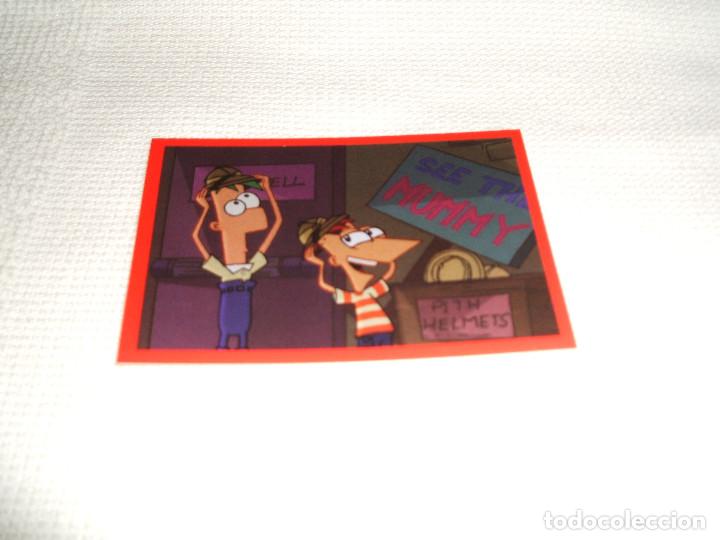 Coleccionismo cromos antiguos: Cromo n&ordm; 92 Phineas y Ferb de Panini, a&ntilde;o 2012 - Foto 1