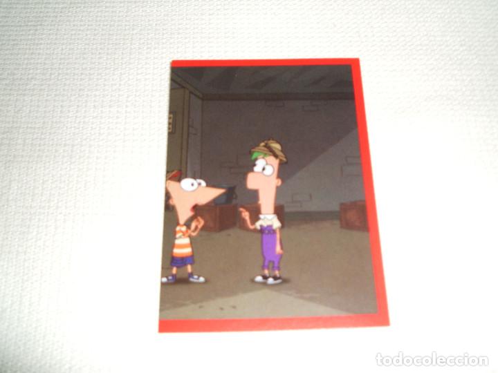 Coleccionismo cromos antiguos: Cromo n&ordm; 96 Phineas y Ferb de Panini, a&ntilde;o 2012 - Foto 1