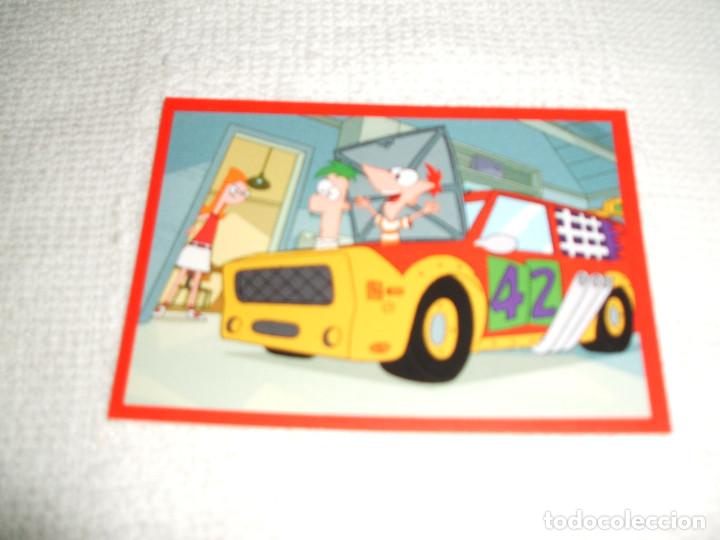 Coleccionismo cromos antiguos: Cromo n&ordm; 111 Phineas y Ferb de Panini, a&ntilde;o 2012 - Foto 1