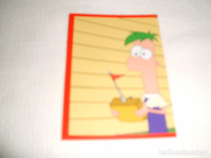 Coleccionismo cromos antiguos: Cromo n&ordm; 112 Phineas y Ferb de Panini, a&ntilde;o 2012 - Foto 1
