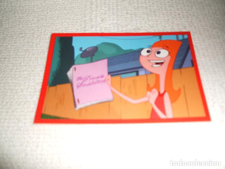 Coleccionismo cromos antiguos: Cromo n&ordm; 122 Phineas y Ferb de Panini, a&ntilde;o 2012 - Foto 1