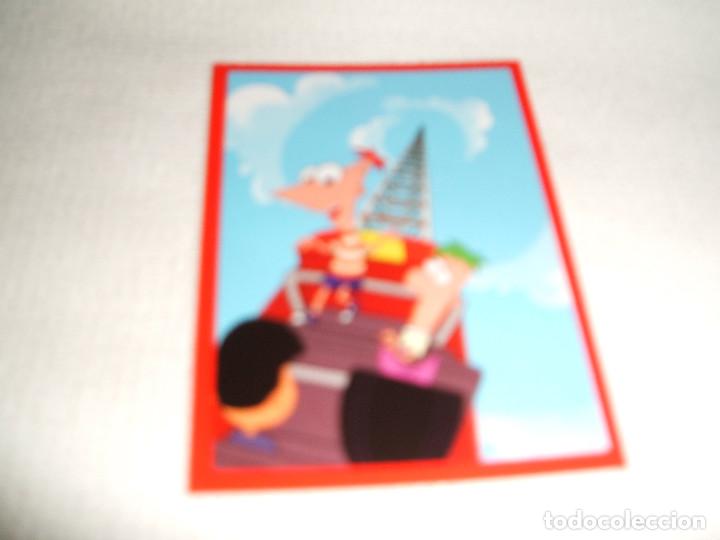 Coleccionismo cromos antiguos: Cromo n&ordm; 151 Phineas y Ferb de Panini, a&ntilde;o 2012 - Foto 1