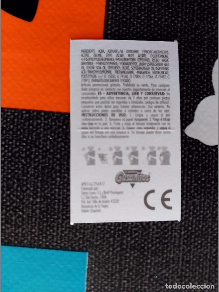 Coleccionismo cromos antiguos: gusanitos calcomania tatoo - Foto 2