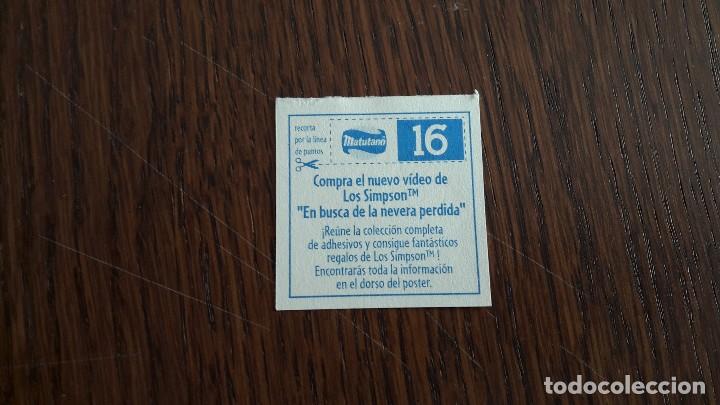 Coleccionismo cromos antiguos: cromo de matutano, Los Simpson, Bart in love n&ordm; 16 - Foto 2