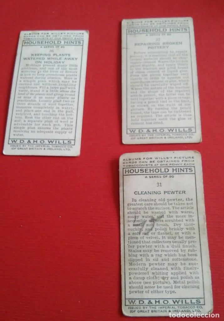 Coleccionismo cromos antiguos: 3 cromos antiguos que venian con el tabaco - Foto 2