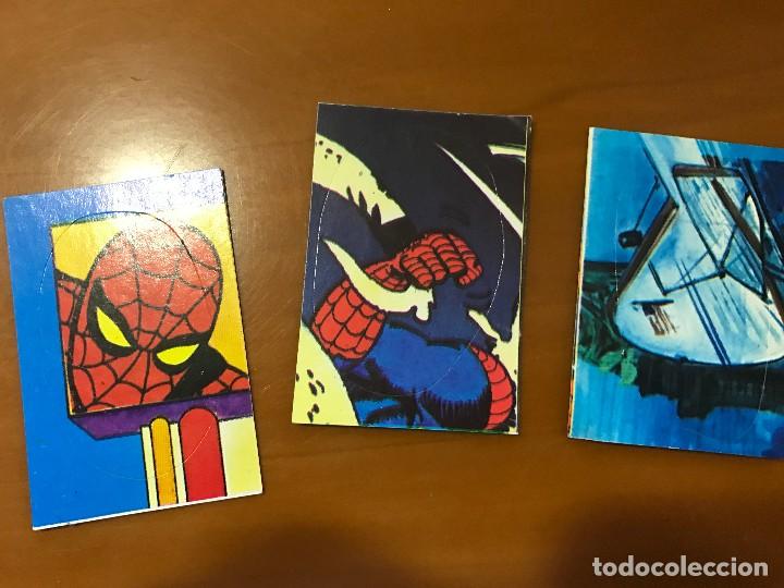 Coleccionismo cromos antiguos: 3 CROMOS SPIDERMAN - Foto 1