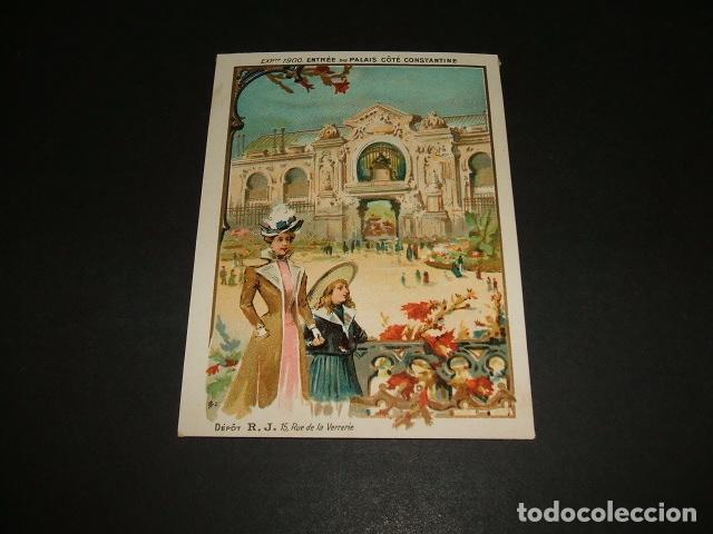 Coleccionismo cromos antiguos: CROMO EXPOSICION UNIVERSAL PARIS 1900 - Foto 1