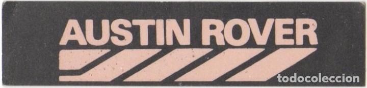 Coleccionismo cromos antiguos: COLECCI&Oacute;N CROMOS MARCAS MOTOS COCHES DEPORTES PEGATINA STICKER MARCA AUSTIN ROVER A&Ntilde;OS 80 90