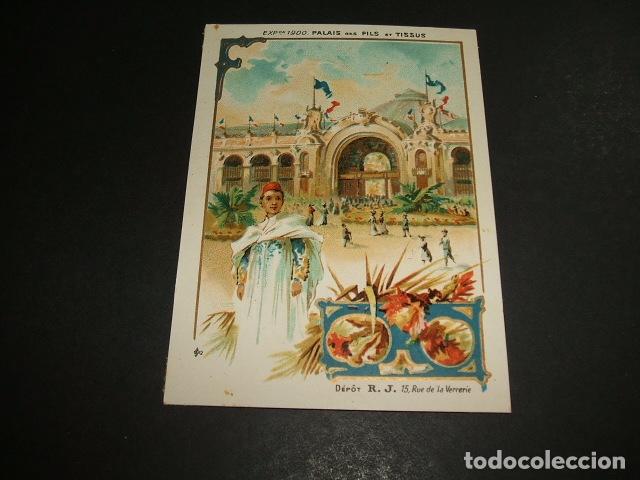 Coleccionismo cromos antiguos: CROMO SIGLO XIX EXPOSICION UNIVERSAL 1900 - Foto 1