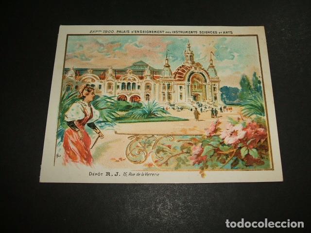 Coleccionismo cromos antiguos: CROMO SIGLO XIX EXPOSICION UNIVERSAL 1900 - Foto 1