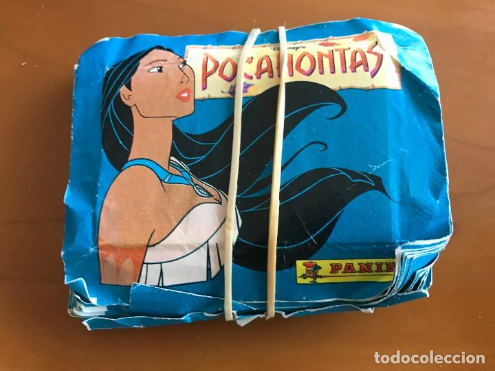 Coleccionismo cromos antiguos: 14 sobre de cromos llenos de pocahontas nuevos - Foto 1