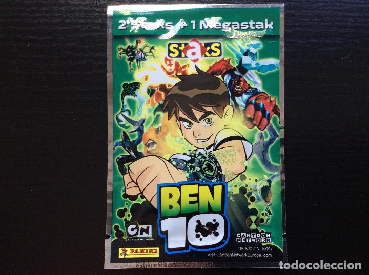 Coleccionismo cromos antiguos: Ben 10. Sobre nuevo a estrenar con 2 stacks