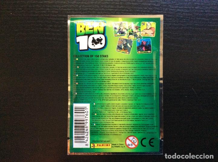 Coleccionismo cromos antiguos: Ben 10. Sobre nuevo a estrenar con 2 stacks - Foto 2