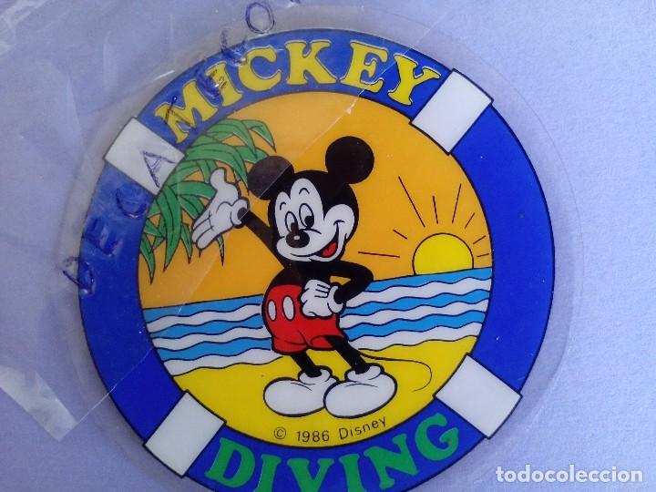 Coleccionismo cromos antiguos: cromo - mickey  - diving -1986  - disney - Foto 1