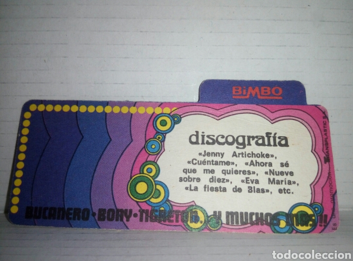 Coleccionismo cromos antiguos: Formula V cromo bimbo bucanero bony.... - Foto 2
