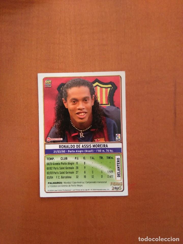 Coleccionismo cromos antiguos: Cromo de Ronaldinho - Foto 2
