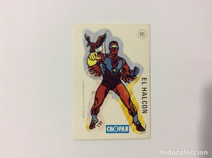 Coleccionismo cromos antiguos: CROMO SPIDERMAN B&Aacute;TMAN Y LOS S&Uacute;PER-HEROE CROPAN N&ordm; 16 EL HALC&Oacute;N - Foto 1