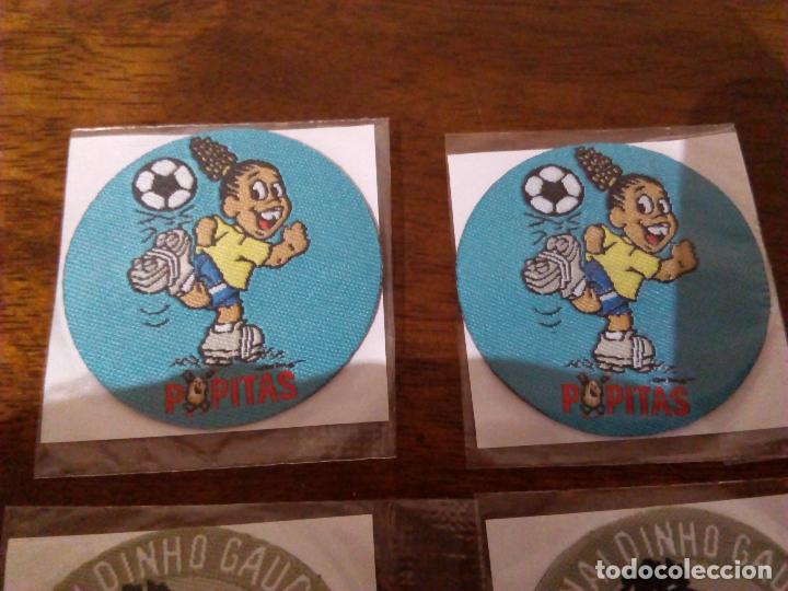 Coleccionismo cromos antiguos: Lote de 8 Parches Termoadhesivos de Ronaldinho. Sin abrir. - Foto 2