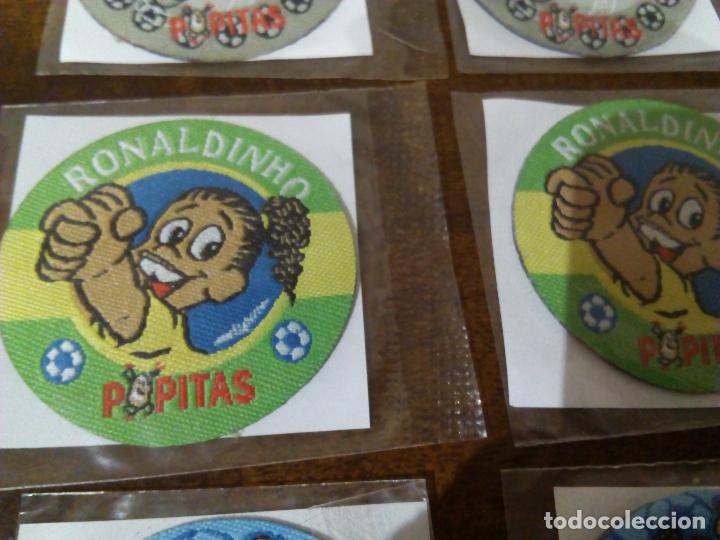 Coleccionismo cromos antiguos: Lote de 8 Parches Termoadhesivos de Ronaldinho. Sin abrir. - Foto 4