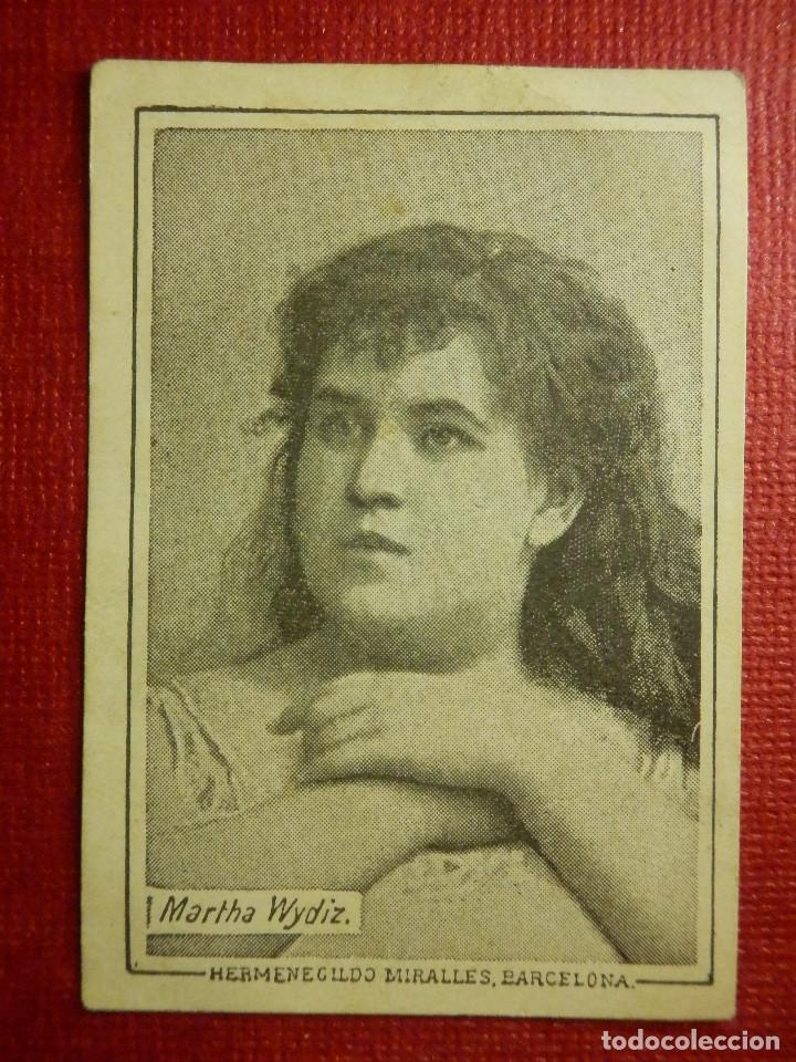 Sammeln alte Sammelbilder: Cromo - Fototipia -  Compa&ntilde;ia General deTabacos de Filipinas - Serie A - n&ordm; 41 - Marta Wydiz -