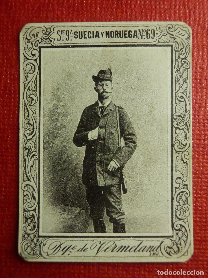 Colecionismo Cromos antigos: CROMO - FOTOTIPIA CAJAS DE CERILLAS - N&ordm; 69 DE LA SERIE 9 - Nobleza - Suiza - Presidente Deucher