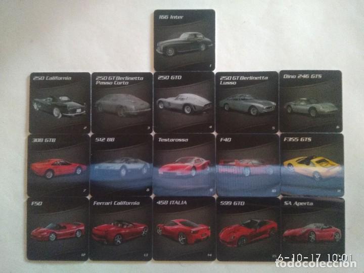 Coleccionismo Cromos antiguos: Encuentra tus faltas cromos Ferrari 3D tarjetas cartas