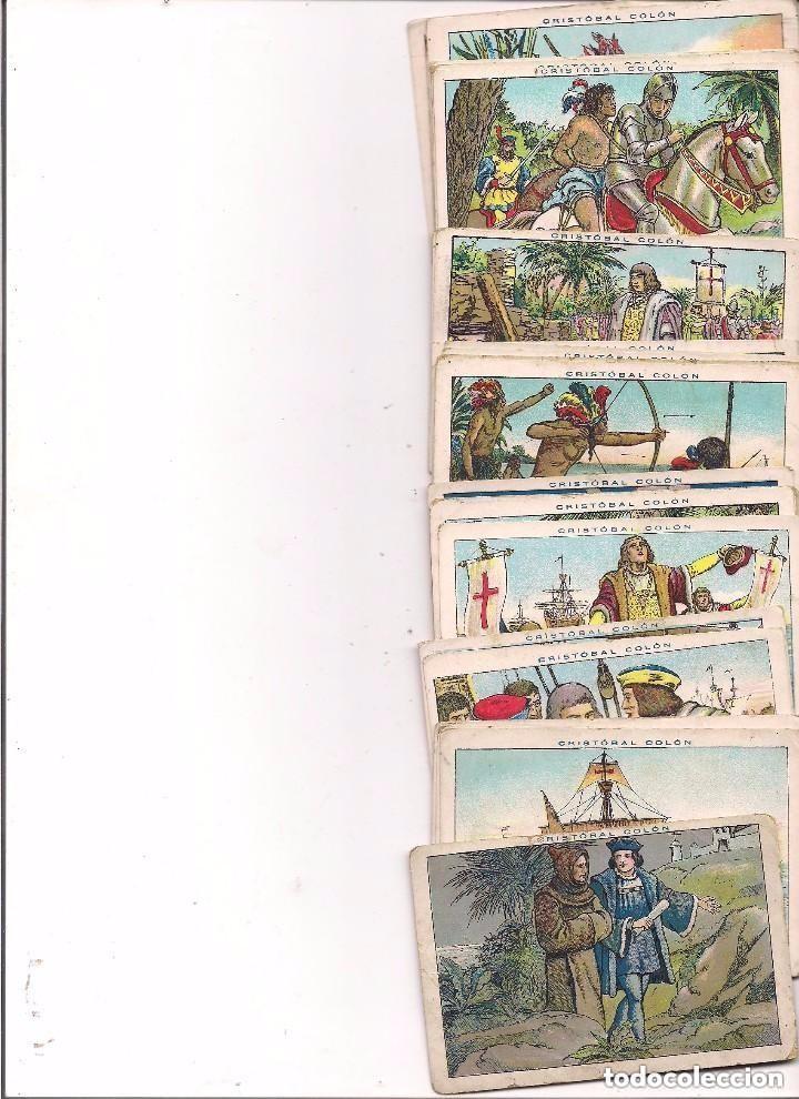 Coleccionismo cromos antiguos: Crist&oacute;bal Col&oacute;n 31 Cromos Chocolate Juncosa - Foto 1