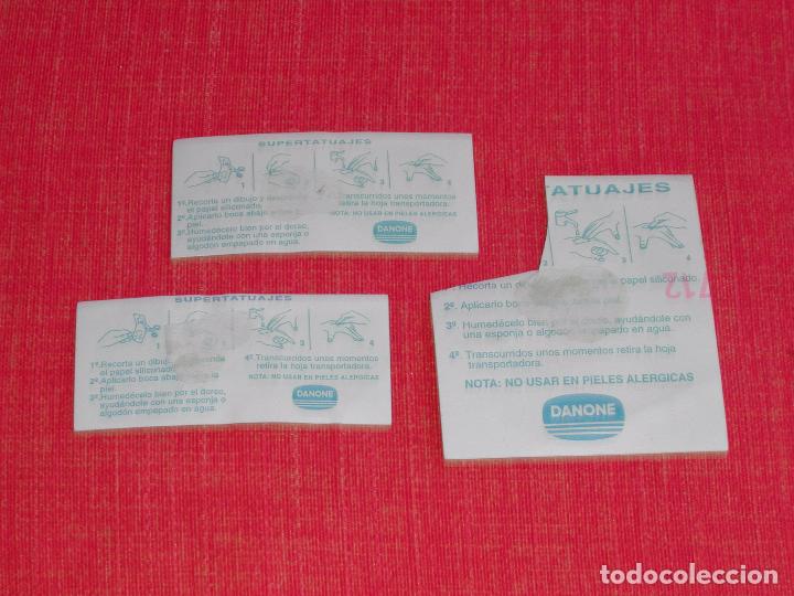 Coleccionismo cromos antiguos: DANONE - Tatuajes / Supertatuajes - Foto 2