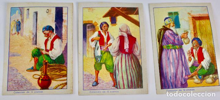 Coleccionismo cromos antiguos: * COLECCION DE 12 CROMOS EL PEDAZO DE PLOMO. COMPLETA. - Foto 3