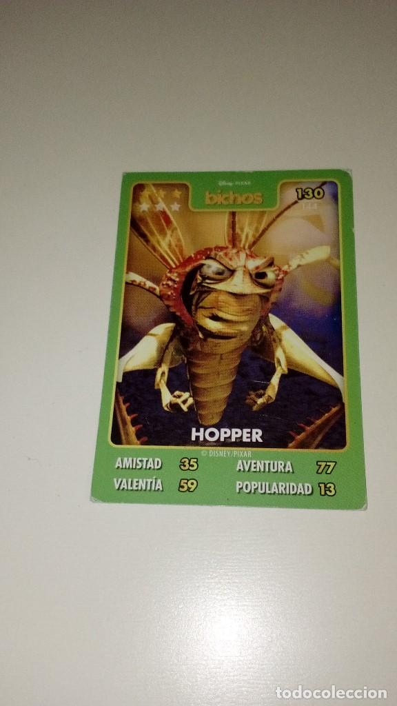 Collectable Antique Stickers: CAJ-B97KJ CROMO DISNEY PIXAR HIPERCOR BICHOS  N&ordm; 130 ESCRITO NOMBRE A BOLIGRAFO DETRAS